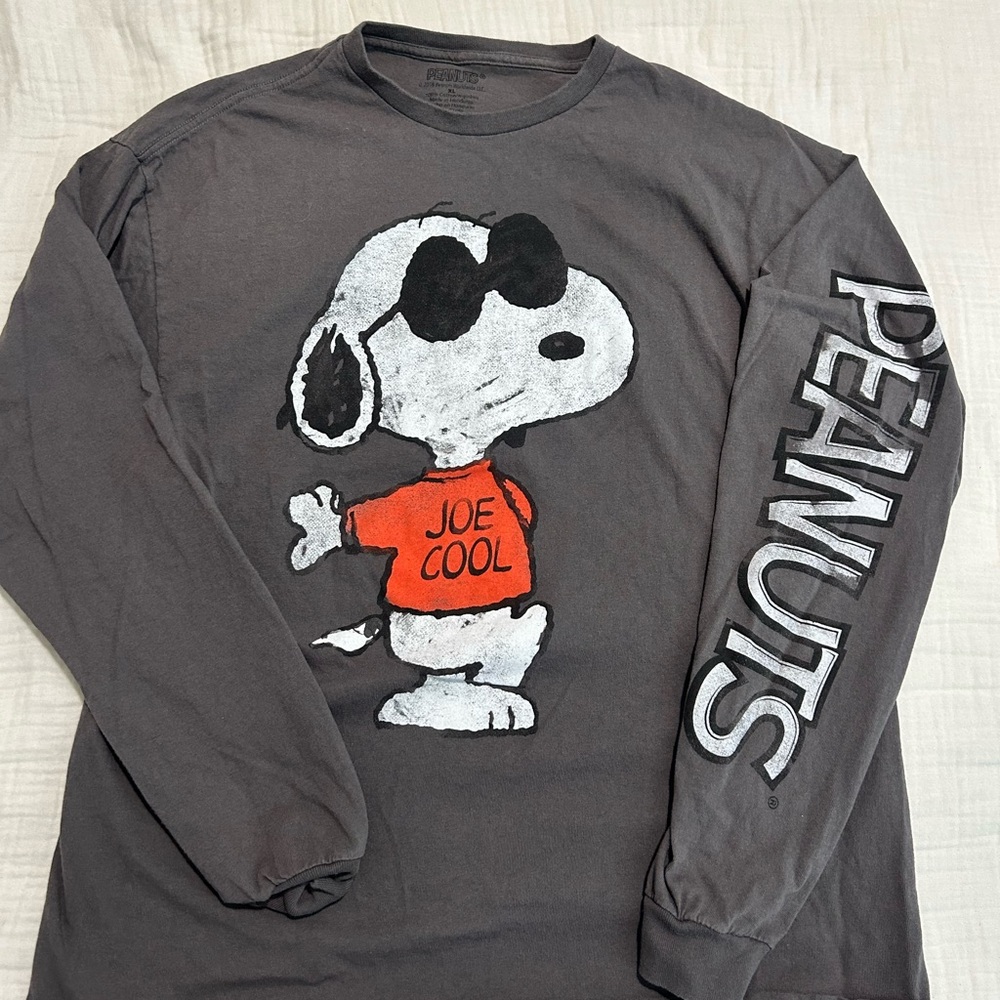 snoopy peanuts long sleeve shirt